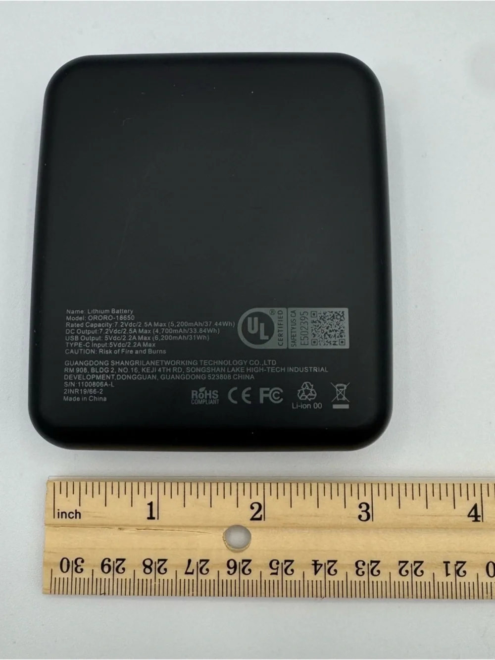 Ororo 18650 Rechargeable Battery for Heated Jacket